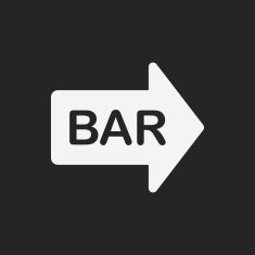 Bar shop sign icon N6