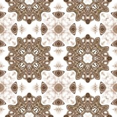 Seamless kaleidoscope texture or pattern on white 4