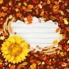 Colorful leaves background EPS 10 N4