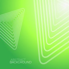 Abstract Green Background With White Triangles N3