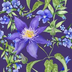 Summer Field Floral Pattern