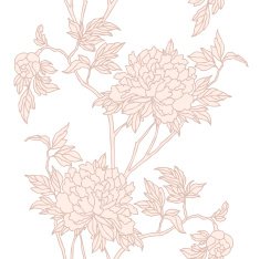 Seamless Pattern with floral ornament N85