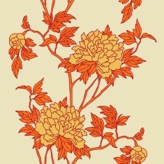 Seamless Pattern with floral ornament N86