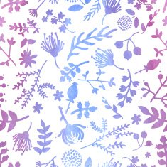 Vector watercolor floral pattern N9