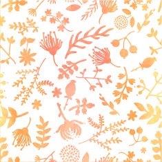 Vector watercolor floral pattern N10