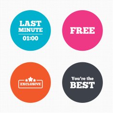 Last minute icon Exclusive special offer N4