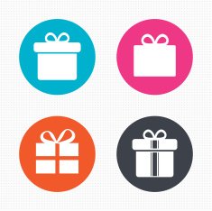 Gift box sign icon Present symbol N5