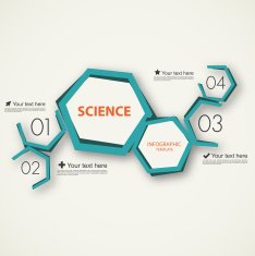 science infographic template N2