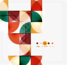 Semicircle triangle pattern N259