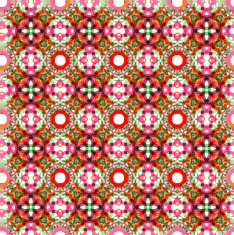 Seamless vector geometric abstract pattern Creative round shapes made of N64