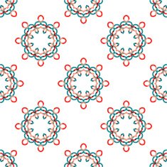 Seamless vector geometric abstract pattern Creative round shapes made of N65