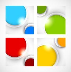 Set of abstract banners N10