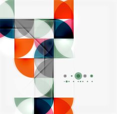 Semicircle triangle pattern N268