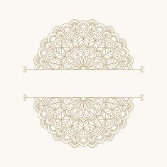 Floral oriental pattern N23