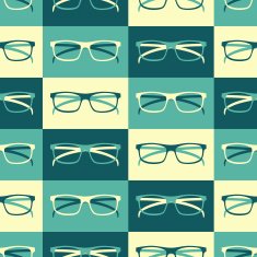 Retro Glasses Background N2