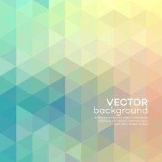 Geometric background with triangles Vector illustration