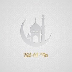 Eid Al Fitr Mubarak Vector background