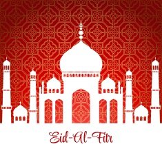 Eid Al Fitr Mubarak Vector background N3
