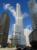 cityscape of the skyscrapers in New York