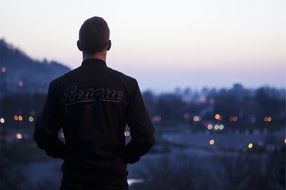 Man with the jacket