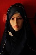 Muslim clothes on a mannequin