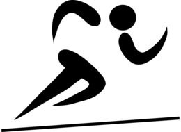 sprint running as a sign