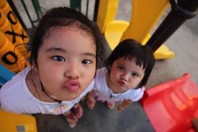 two little thai girls