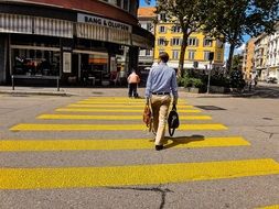 Pedestrian zone in Zurich