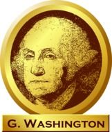 george washington president usa drawing