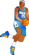 drawing basketball player
