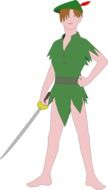 isolated Peter Pan