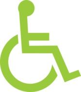 green icon of the disability