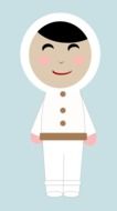 drawn cartoon eskimo