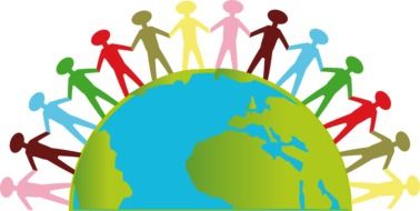 Illustration of togetherness in world