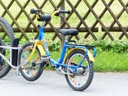 child bicycle train system