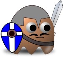 cartoon knight