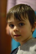 Portrait of a boy in kindergarten