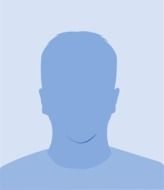 man face avatar blue drawing