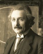 old photo of albert einstein