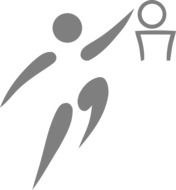 basketball playing stickman