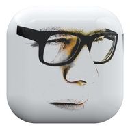 face of a young man with glasses on a web page