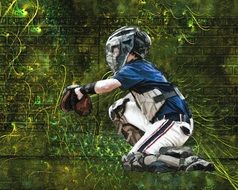 baseball catcher boy