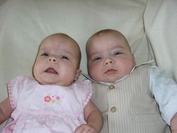 twins in the crib