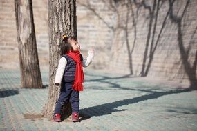 small girl in beijing