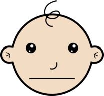 baby face suckling