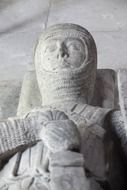 antique statue of a knight