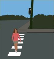 crosswalk drawing