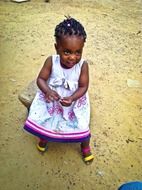 cute African baby girl ghana