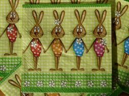 Easter napkins