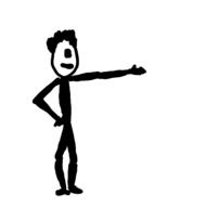 cartoon men drawing